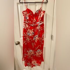 Lulus Floral High-Low Dress